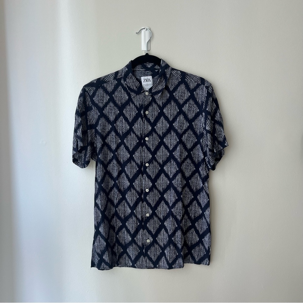 2 for $20 | Navy lightweight button up